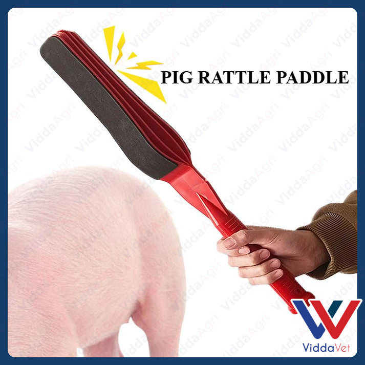 Swine Rattle Professional Pig Rattle Paddle - Safe Livestock Handling Tool ...
