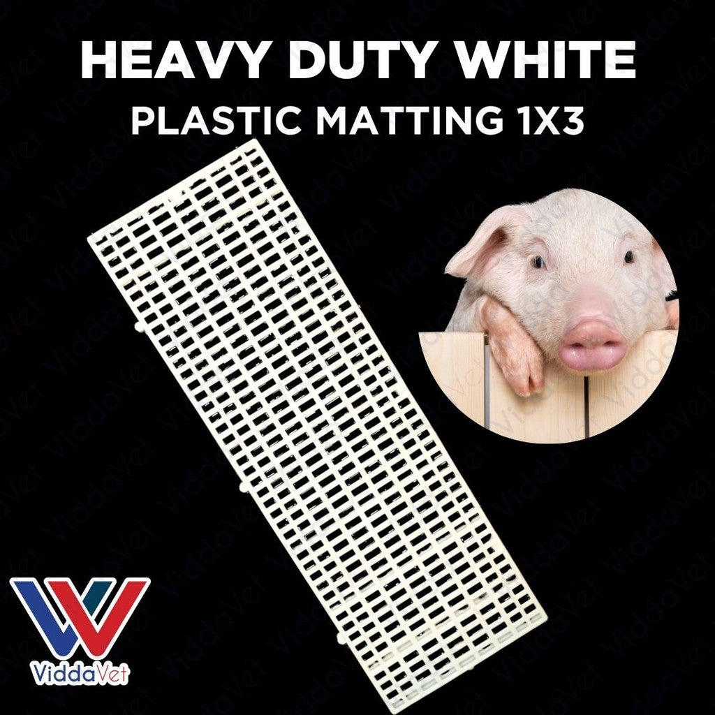 Heavy Duty White Mattings 1x3