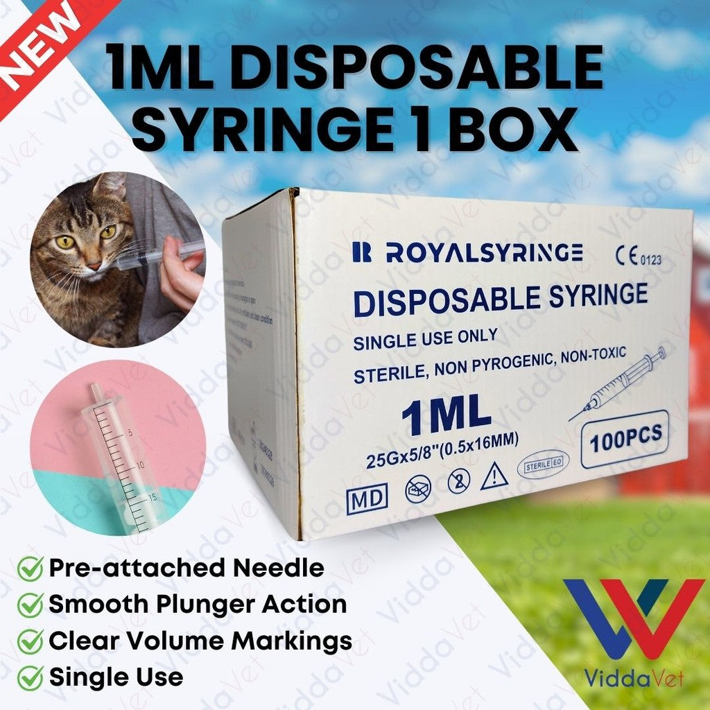 Disposable Syringe 1ML 100pcs