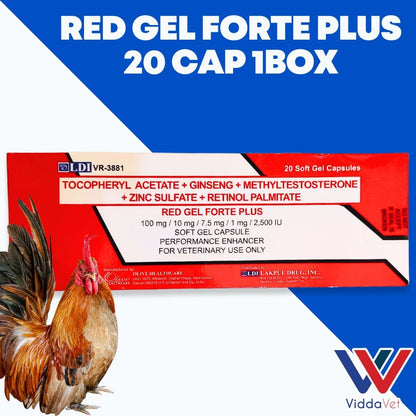 Red Gel Forte Plus 20 Capsule (1 Box)