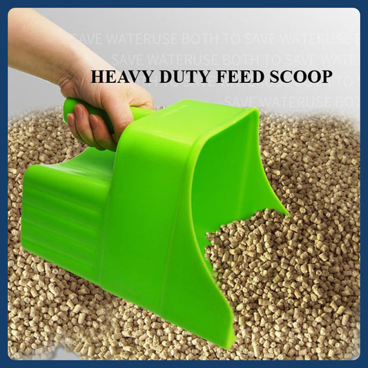 Plastic and Stainless Heavy Duty Feed Scoop