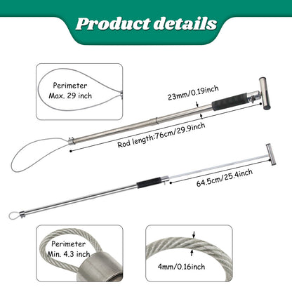 1Pc Stainless Steel Catching Pig