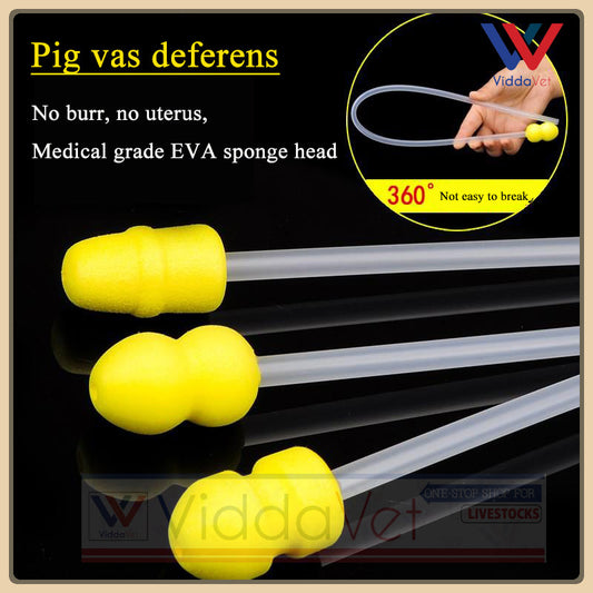 10 pcs Pig Semen Catheter