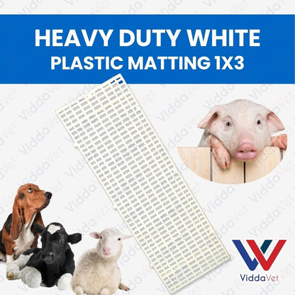 Heavy Duty White Mattings 1x3