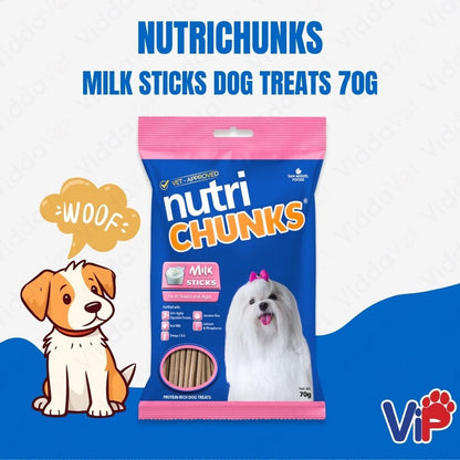 Nutrichunks Milk Sticks 70 Grams