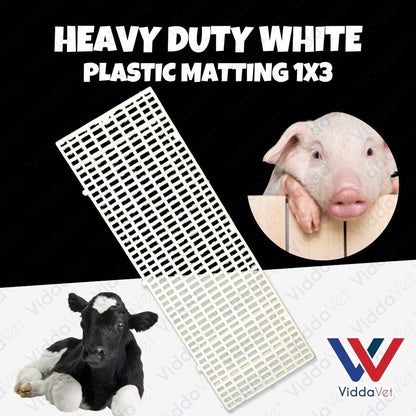 Heavy Duty White Mattings 1x3
