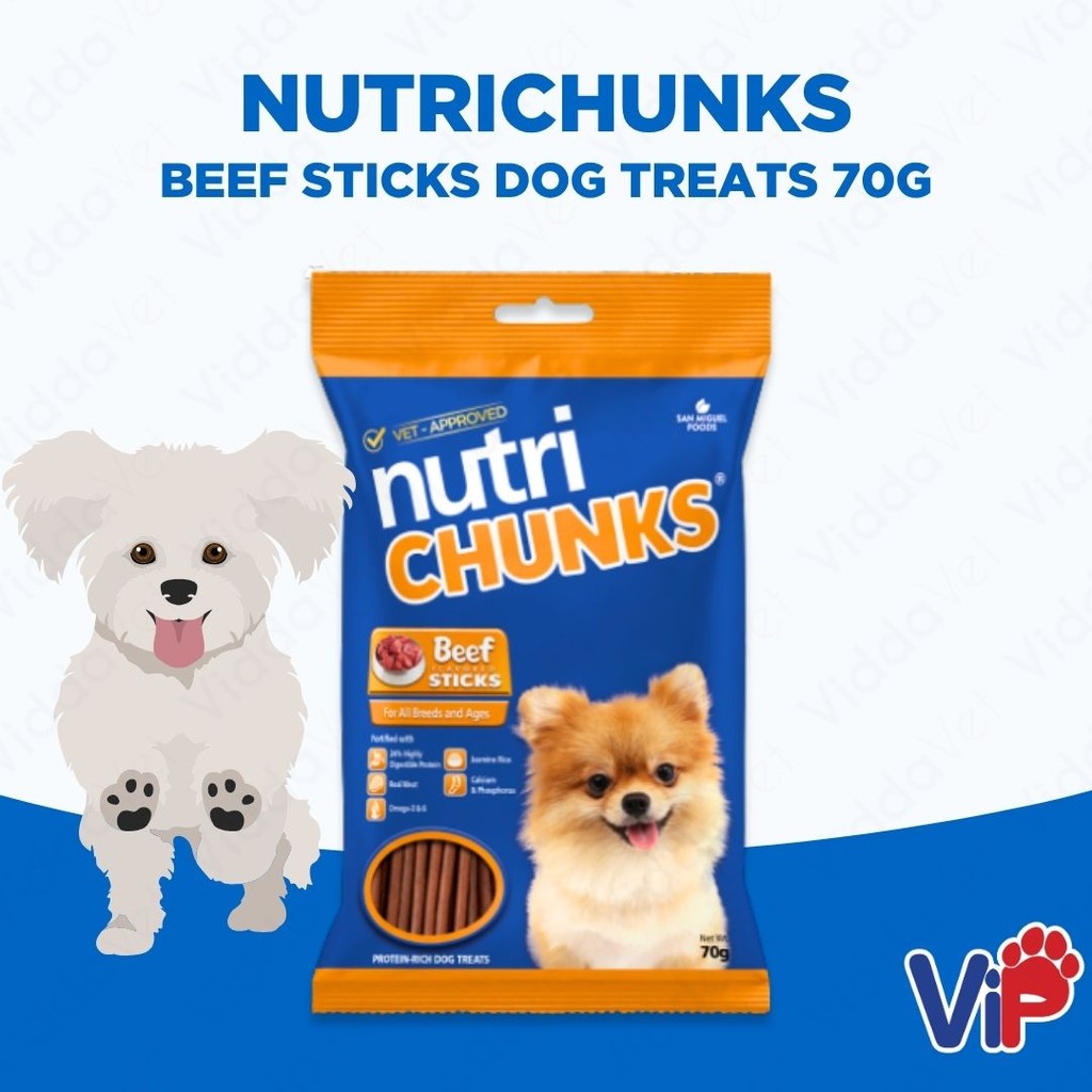NutriChucks Beef Sticks 70 Grams