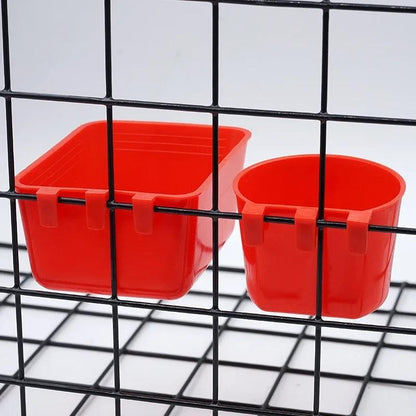 Plastic Drinking Bowl and Bird Feeder