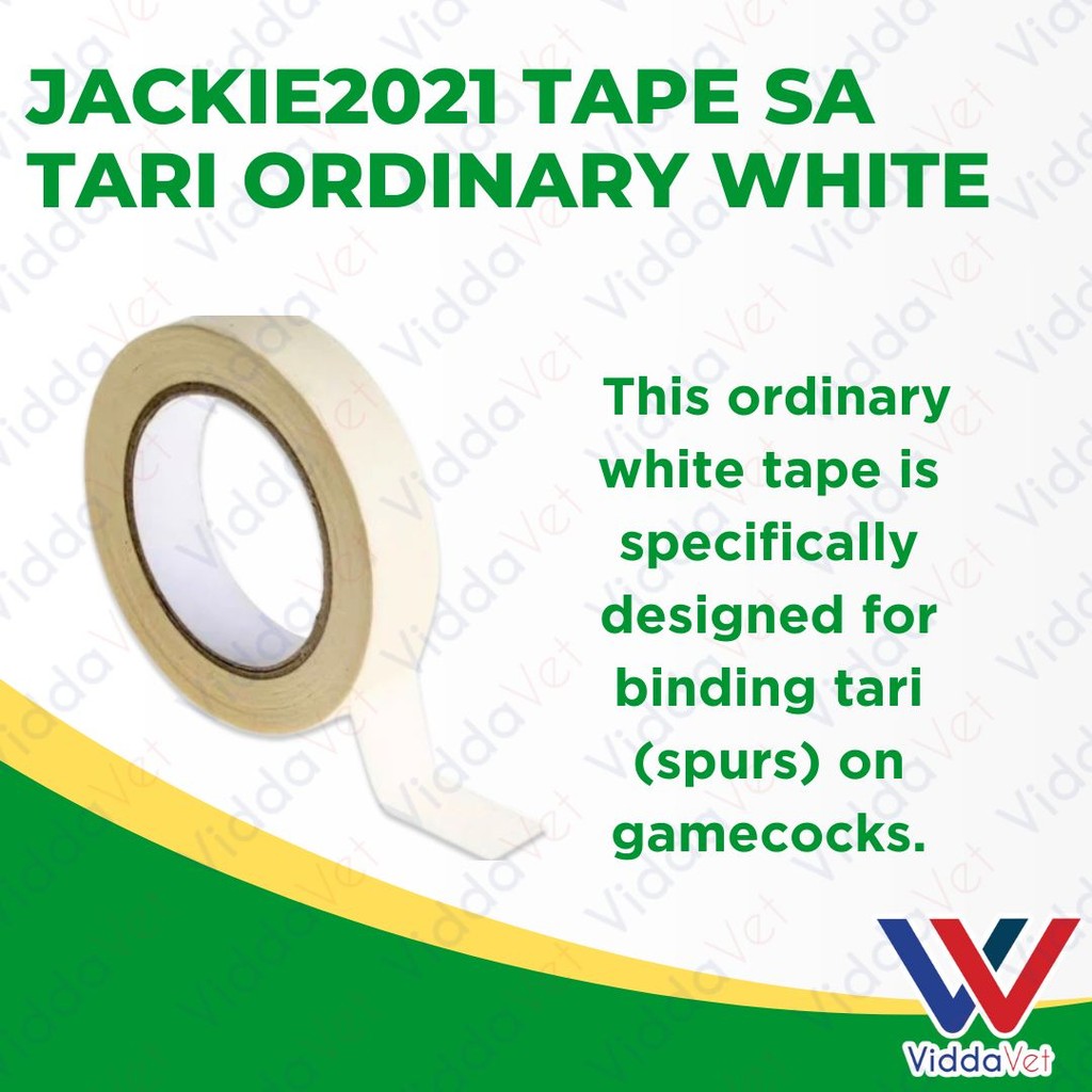 Jackie 2021 Tape Sa Tari Ordinary White