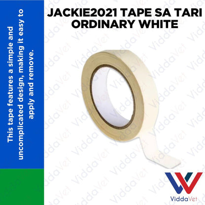 Jackie 2021 Tape Sa Tari Ordinary White