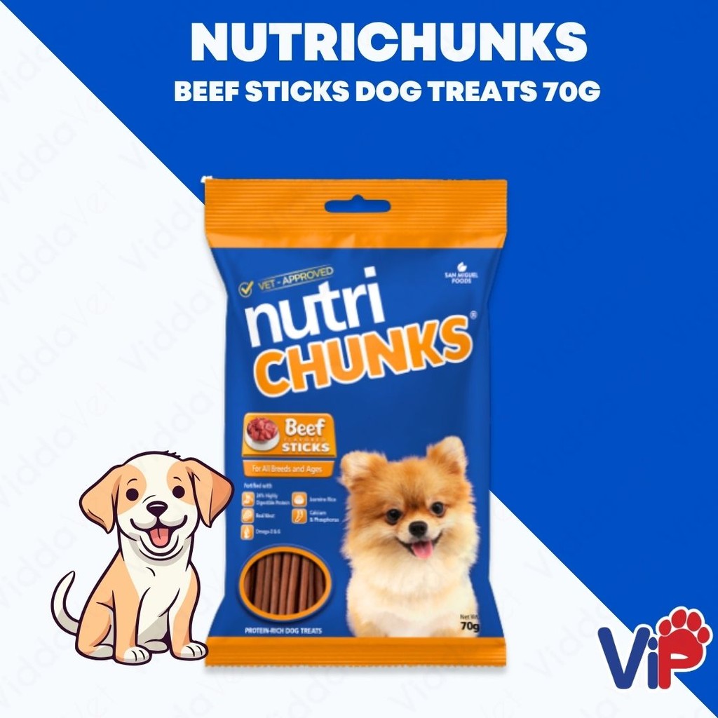 NutriChucks Beef Sticks 70 Grams