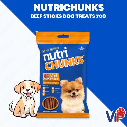 NutriChucks Beef Sticks 70 Grams