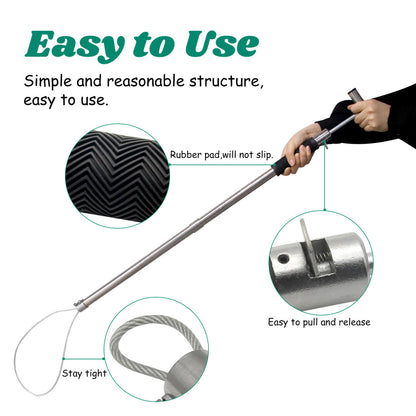 1Pc Stainless Steel Catching Pig