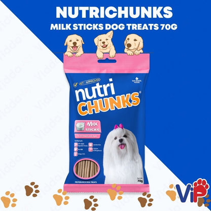 Nutrichunks Milk Sticks 70 Grams