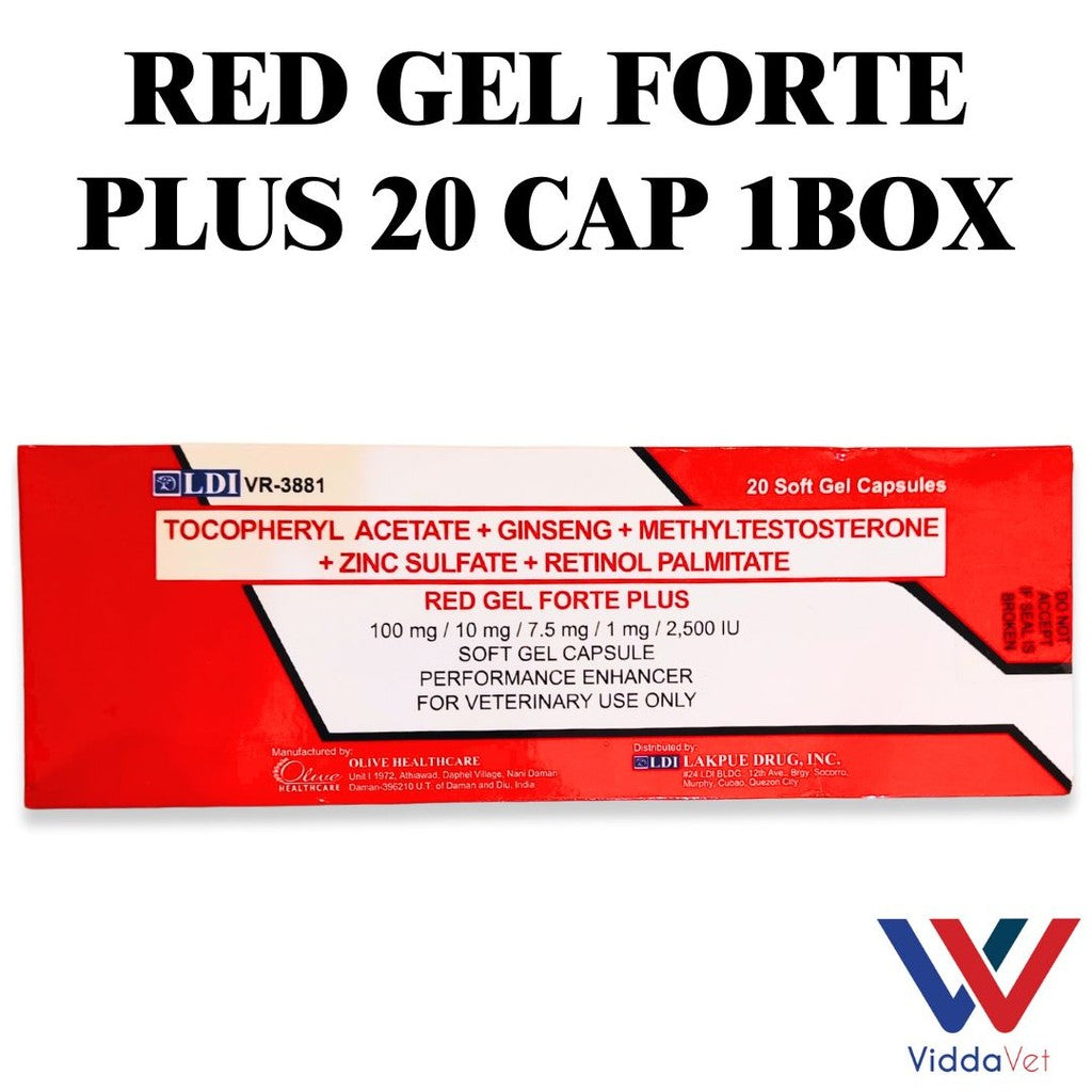 Red Gel Forte Plus 20 Capsule (1 Box)