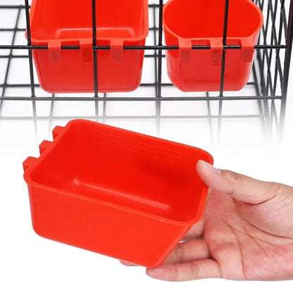 Plastic Drinking Bowl and Bird Feeder