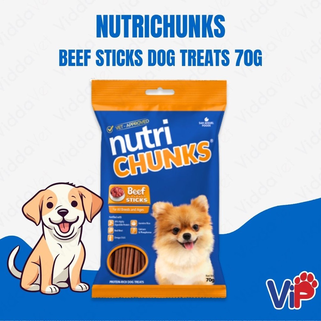 NutriChucks Beef Sticks 70 Grams