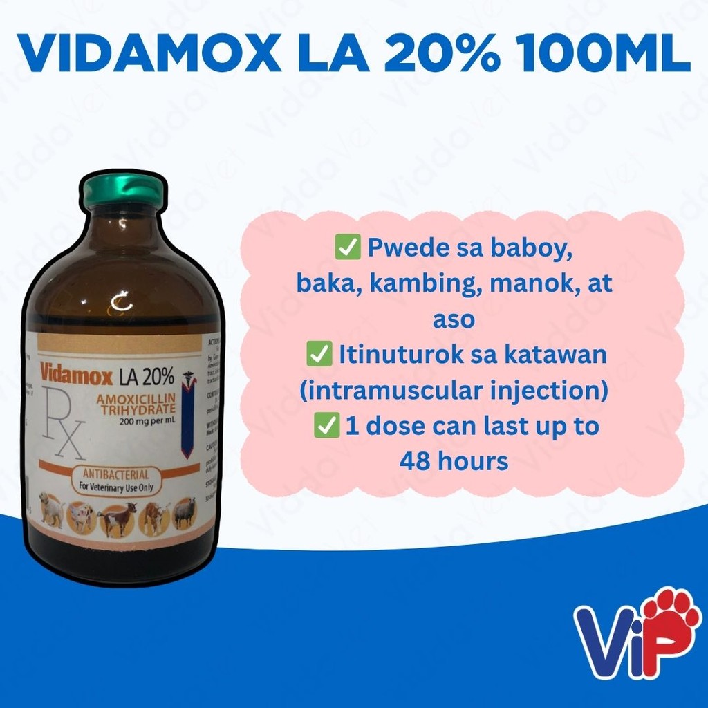 Vidamox LA 20% 100ml