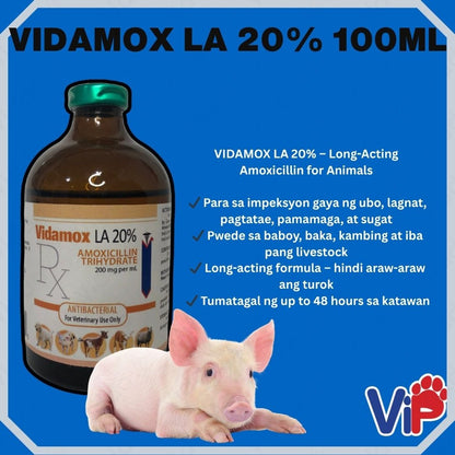 Vidamox LA 20% 100ml