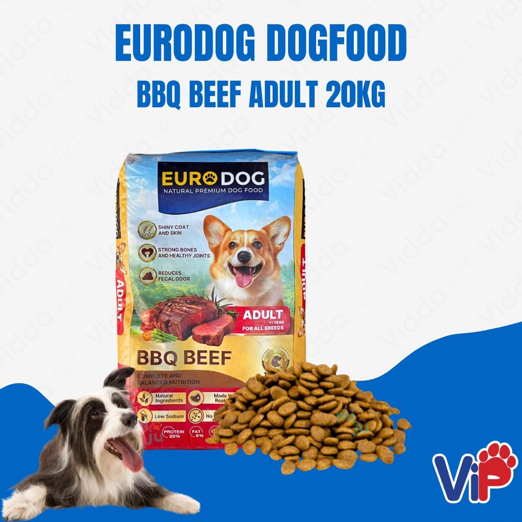 Euro Dog BBQ Beef Adult Dog Food 20kg