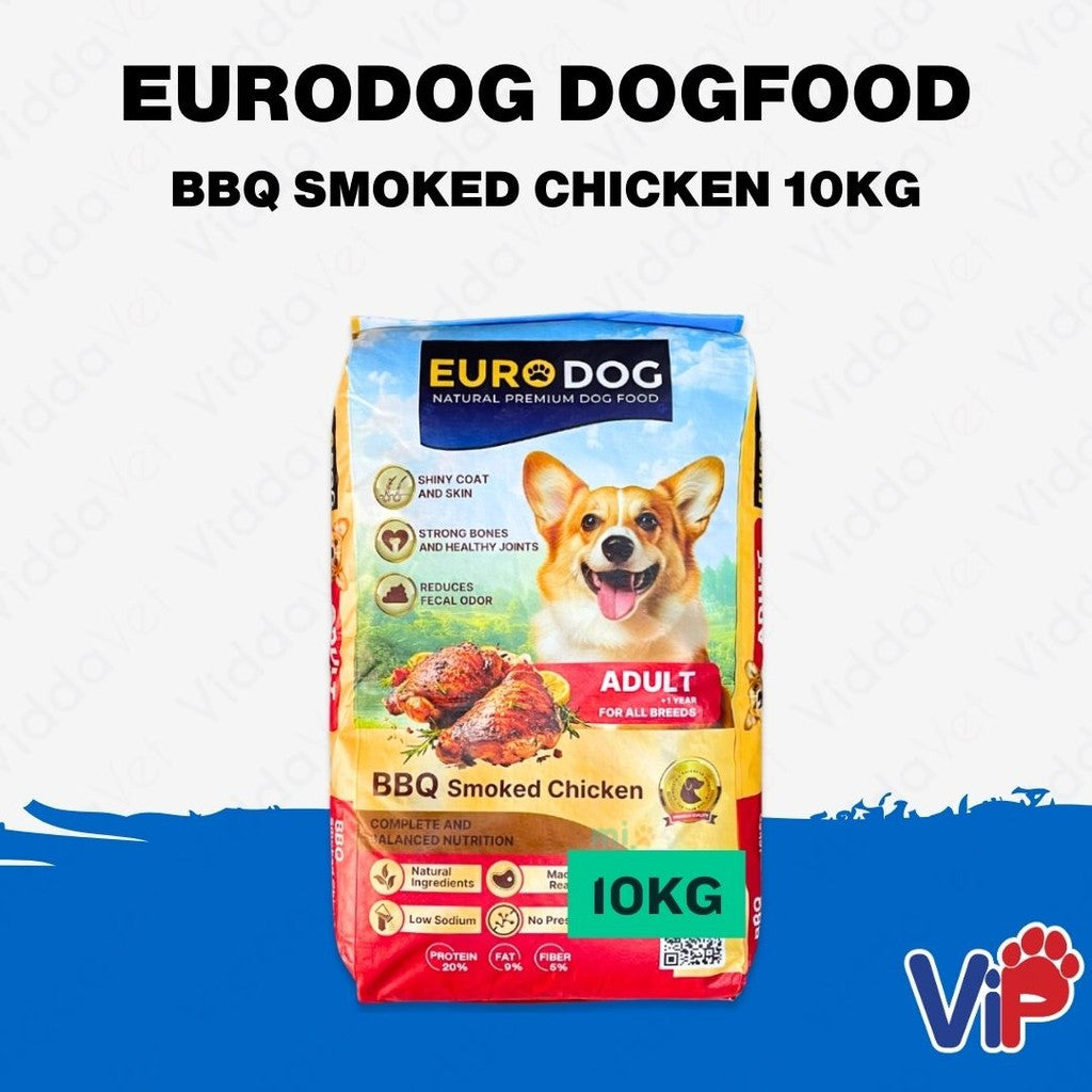 Euro Dog BBQ Smoked Chicken Dog Food 10kg
