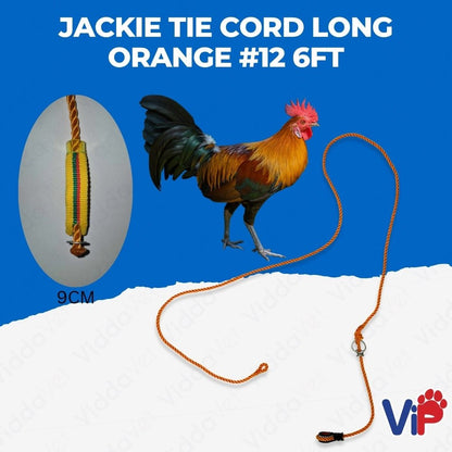 Jackie Tie Cord Long Orange