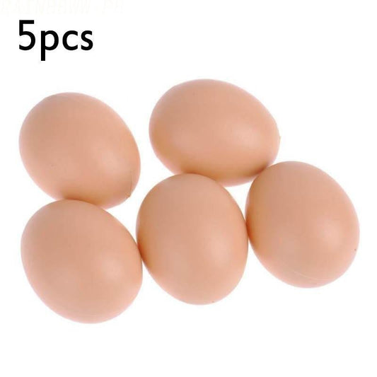 Fake Plastic Dummy Eggs Nesting Toy 5pcs