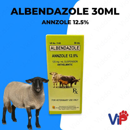 Annzole Albendazole 12.5% Dewormer 30ml