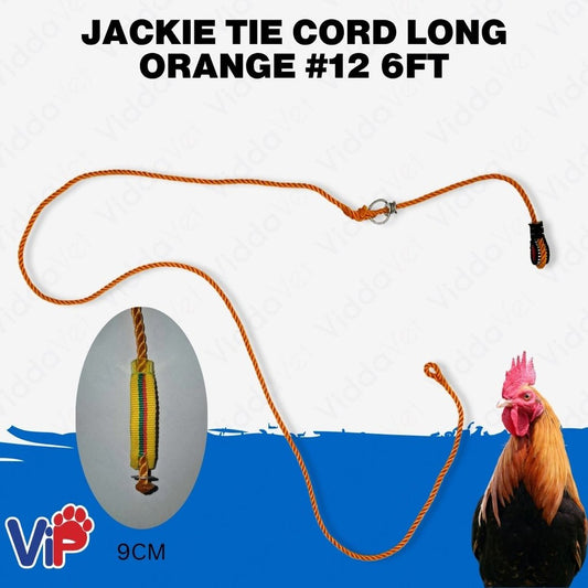 Jackie Tie Cord Long Orange