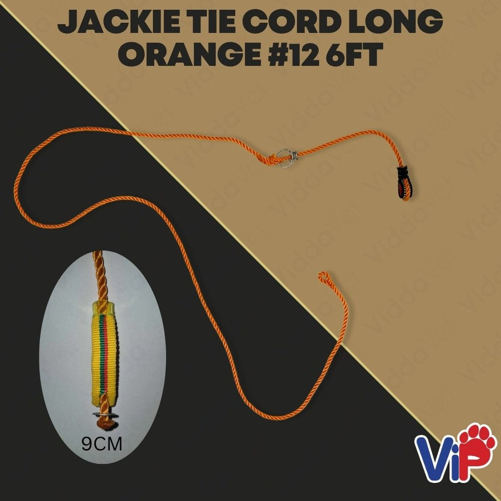 Jackie Tie Cord Long Orange