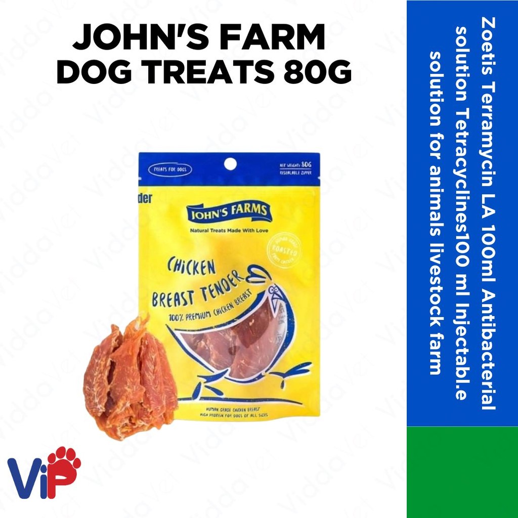 John's Farms Dog Treats Random Flavor 80g