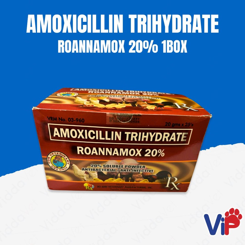 Roannamox 20% Amox Trihydrate (1 Box)