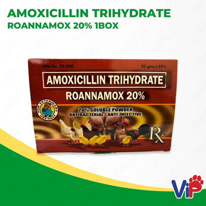 Roannamox 20% Amox Trihydrate (1 Box)