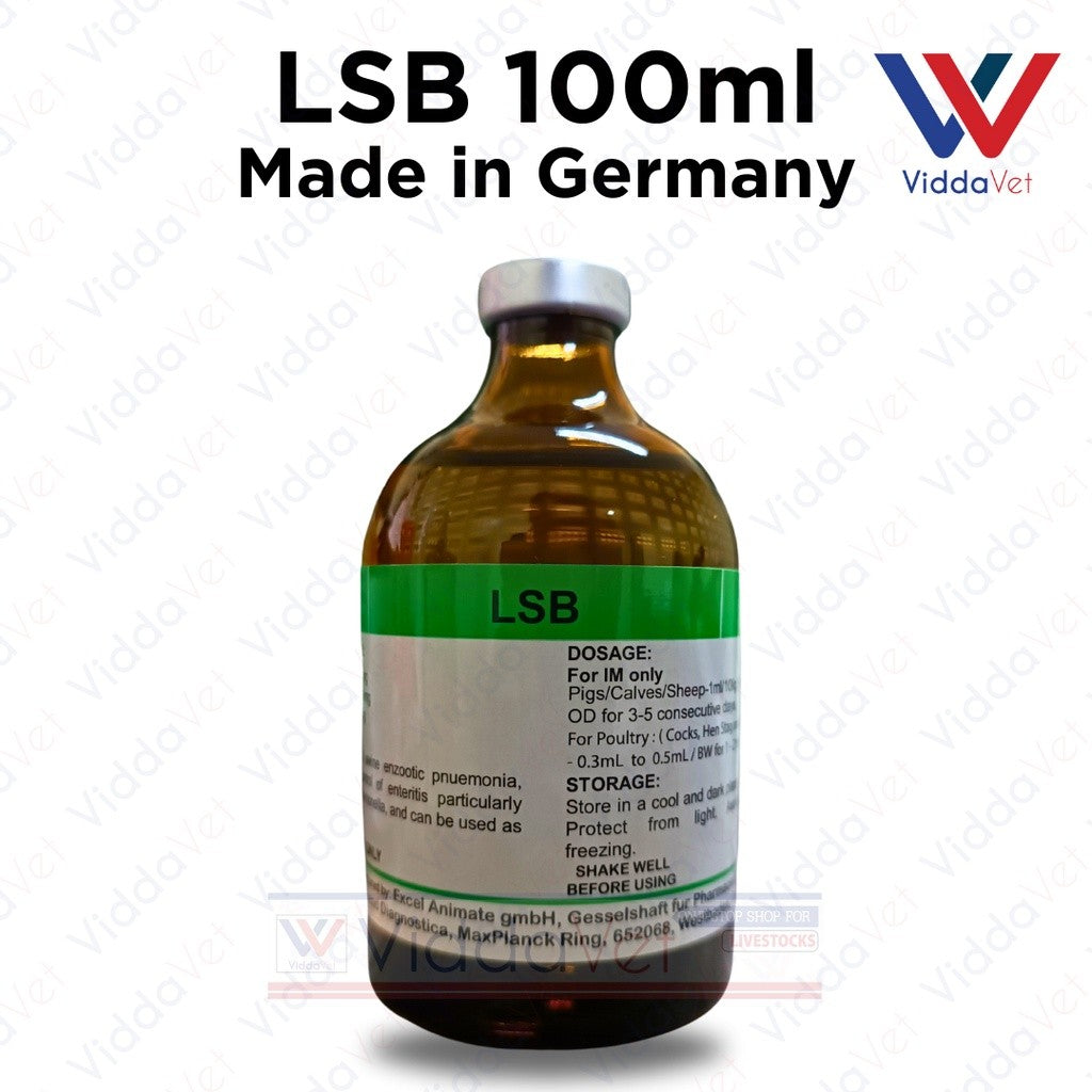 LSB Linco-Spectinomycin Injection 100ml German Veterinary Antibiotic ...