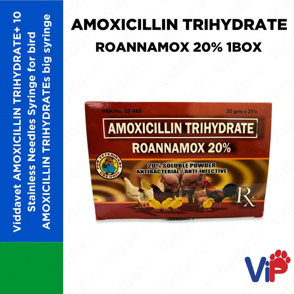 Roannamox 20% Amox Trihydrate (1 Box)