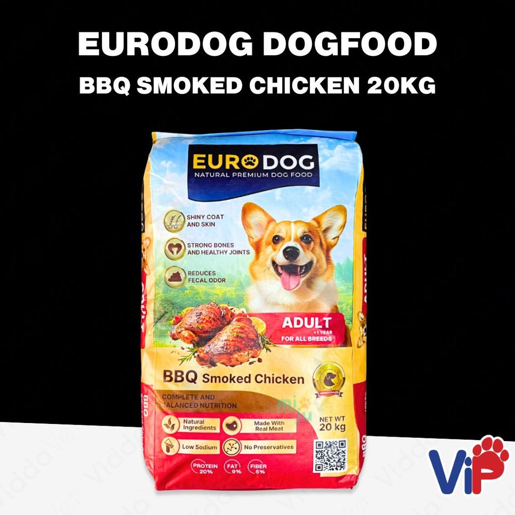 Euro Dog BBQ Smoked Chicken Dog Food 20kg