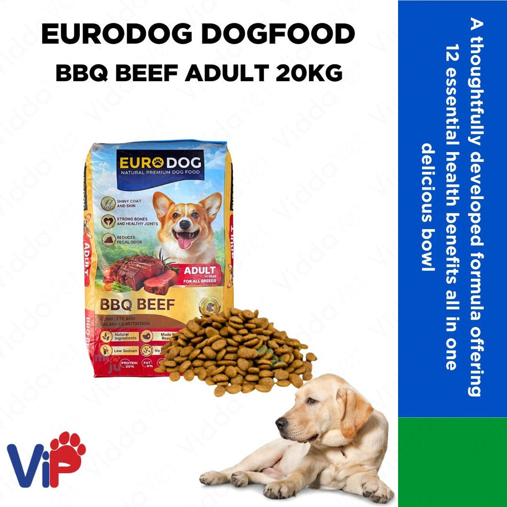 Euro Dog BBQ Beef Adult Dog Food 20kg