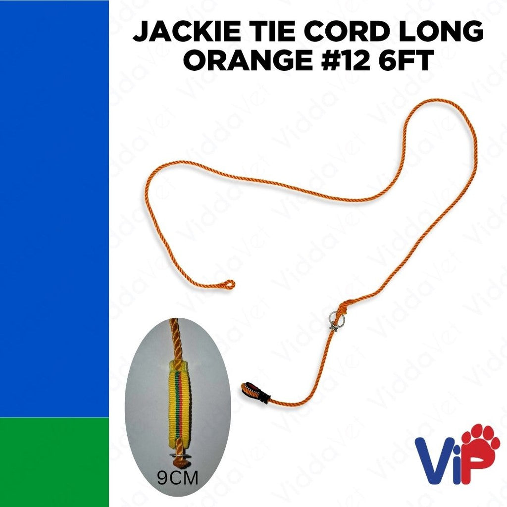 Jackie Tie Cord Long Orange