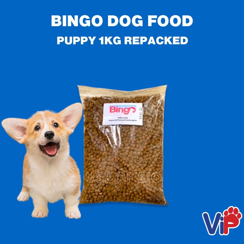 Bingo Dog food Puppy 1kg Repacked