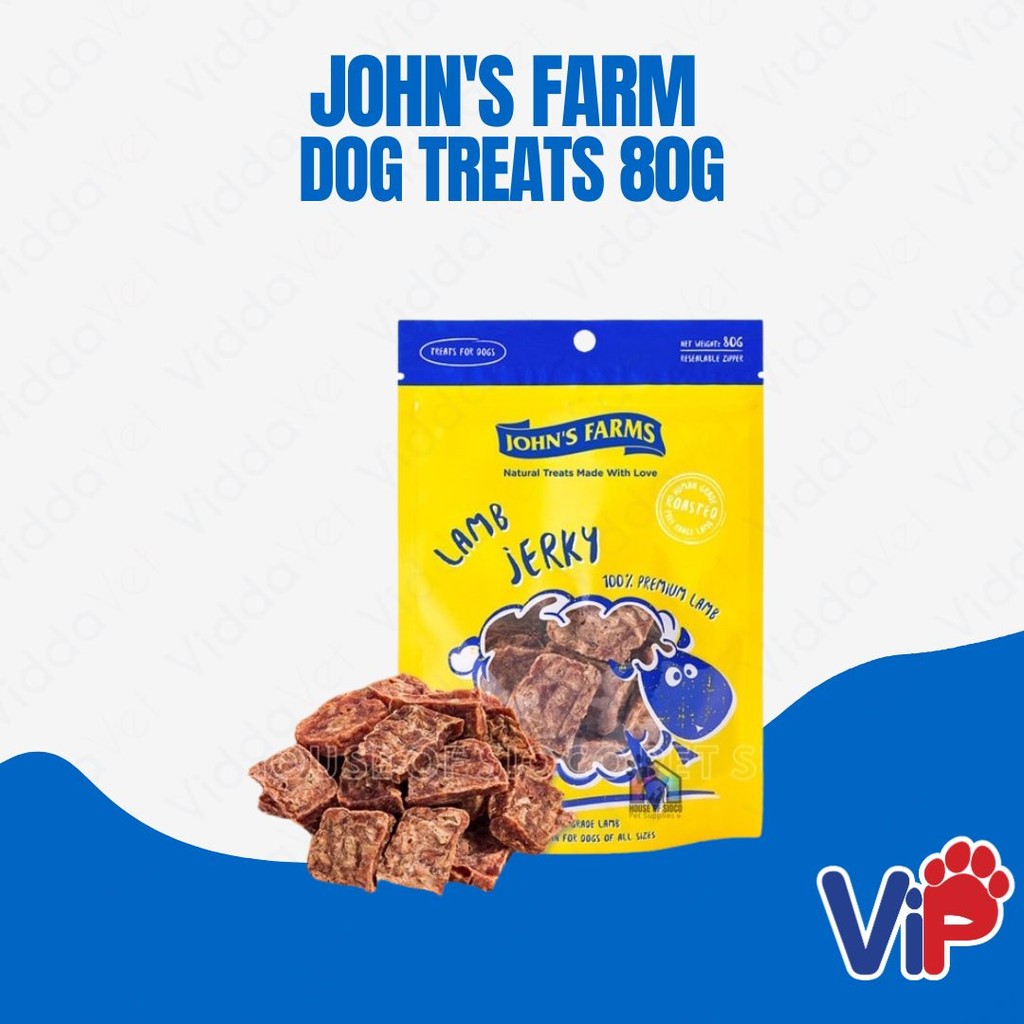 John's Farms Dog Treats Random Flavor 80g