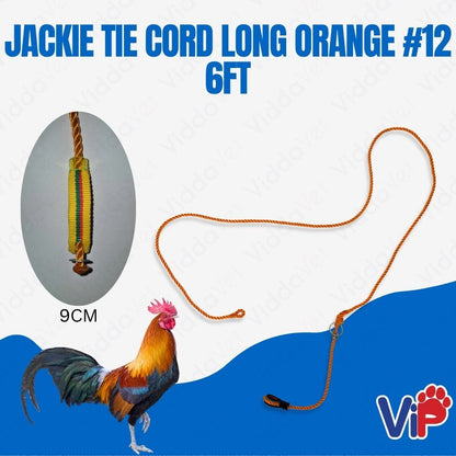 Jackie Tie Cord Long Orange