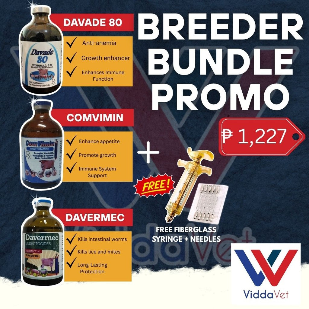 Breeder Bundle Davade + Davermec + Comvimin 100ml Set