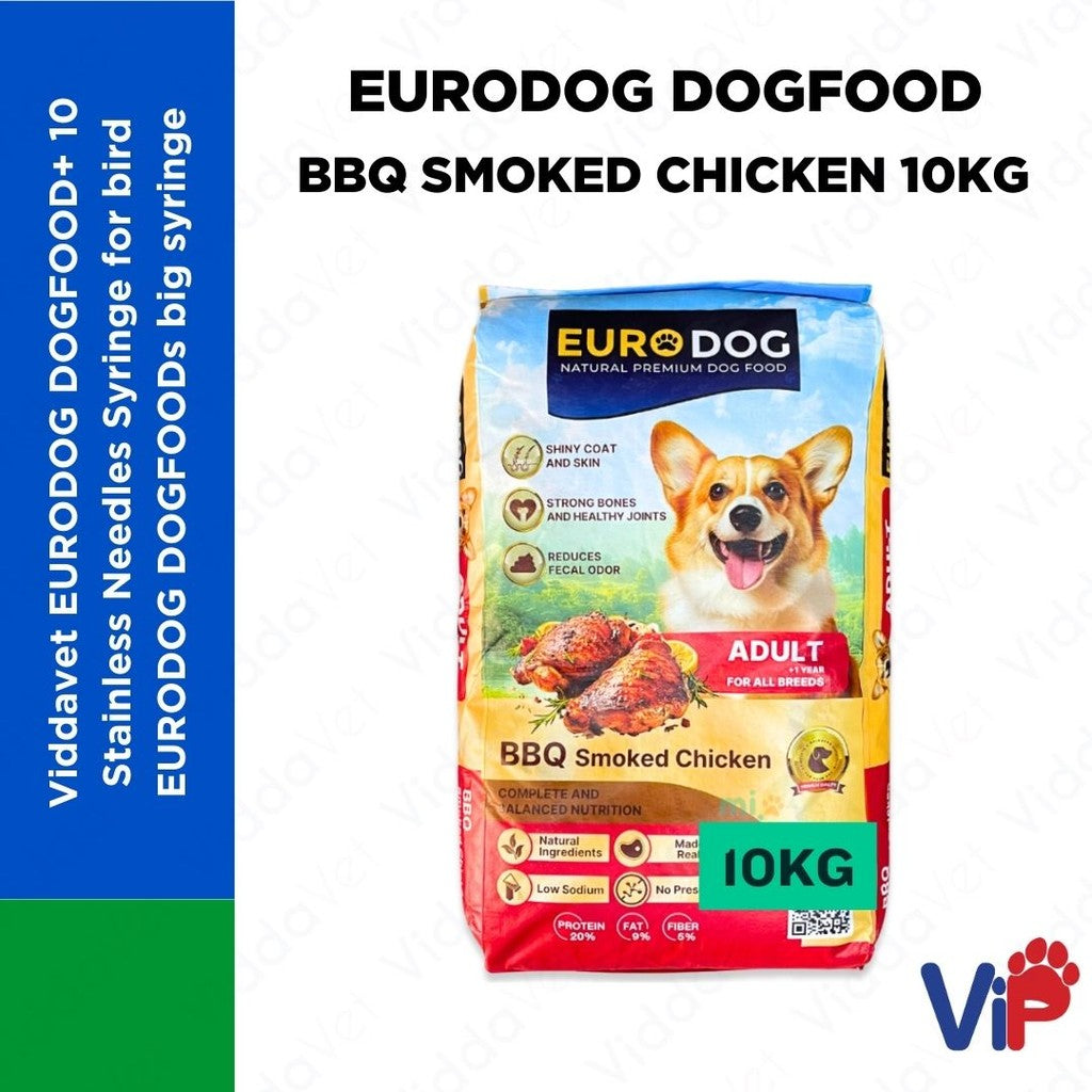 Euro Dog BBQ Smoked Chicken Dog Food 10kg