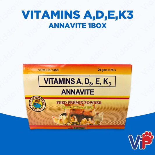 Annavite Vitamins A, D, E, K3 20g 1Box