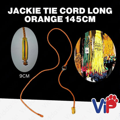 Tie Cord for Gamefowl Rooster Orange 145cm