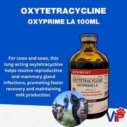 Oxytetracycline Oxyprime LA 100ml