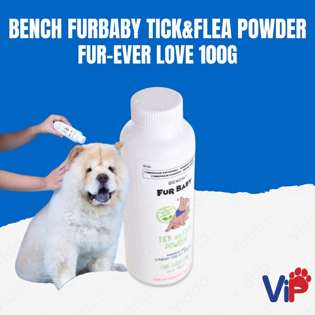 Bench Fur Baby Tick and Flea Powder 100g