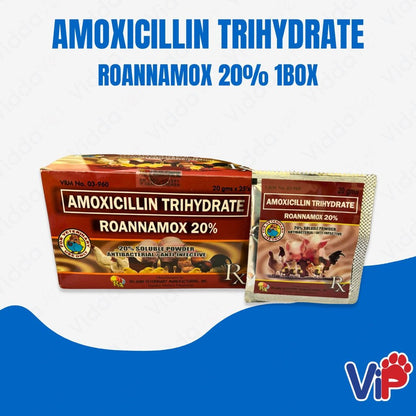 Roannamox 20% Amox Trihydrate (1 Box)