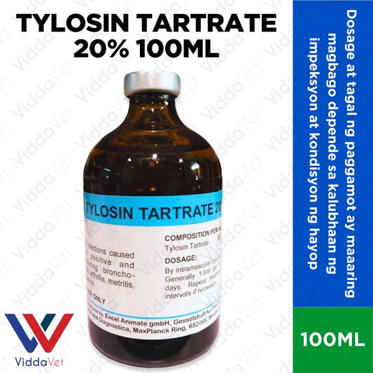 Tylosin Tartrate 20% 100ml