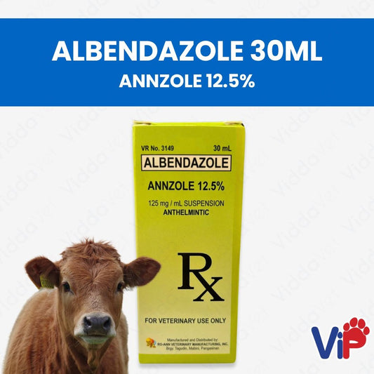 Annzole Albendazole 12.5% Dewormer 30ml
